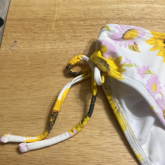 Floral High Waist Bikini Swimsuit Bottom Juniors - Picture 4 of 6